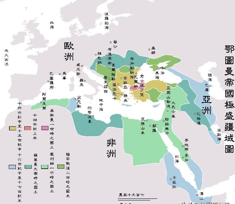 奥斯曼帝国最大版图（鼎盛时期领土面积多少平方公里）-第2张图片