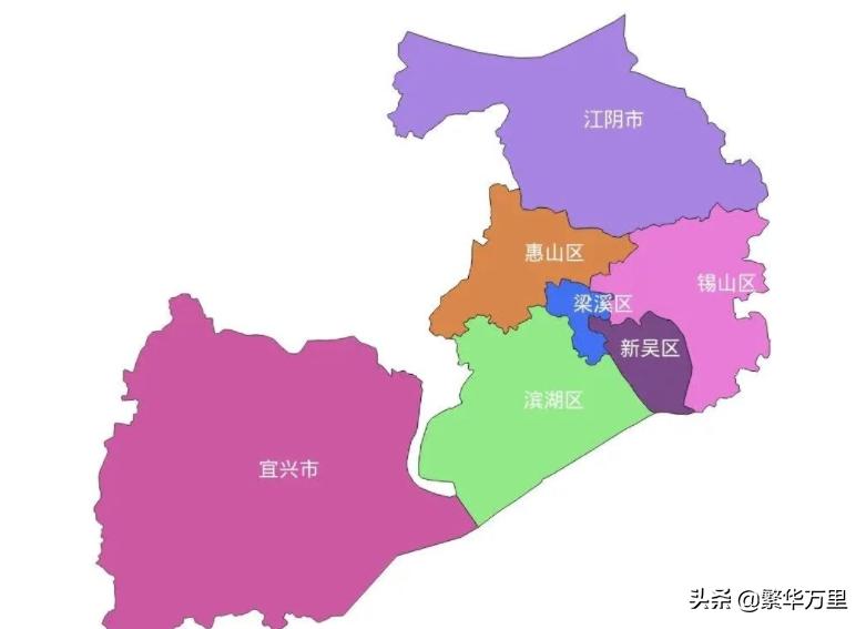 江苏无锡有几个区分别是哪些（无锡下辖了7个区县及人口）-第2张图片