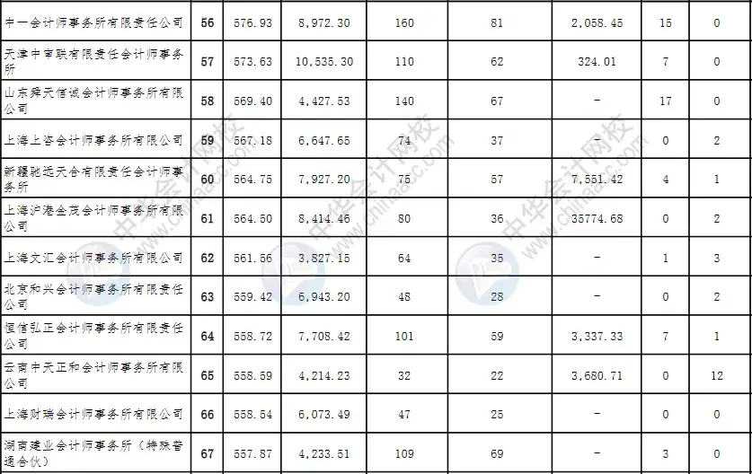 会计师事务所排名(会计师事务所最新排行公示)-第9张图片