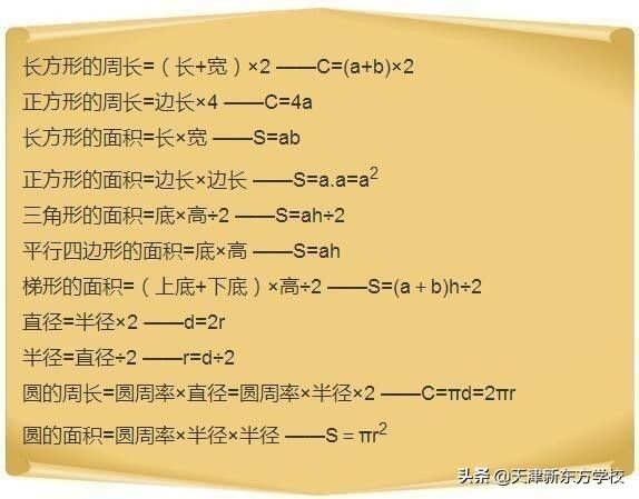 公式换算（常用单位换算公式表）-第3张图片