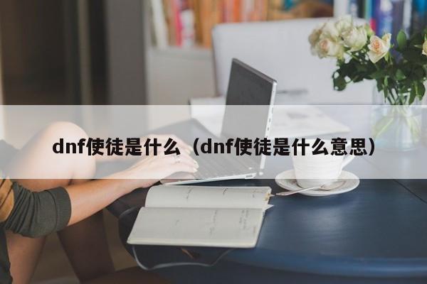 dnf使徒是什么（dnf使徒是什么意思）-第1张图片